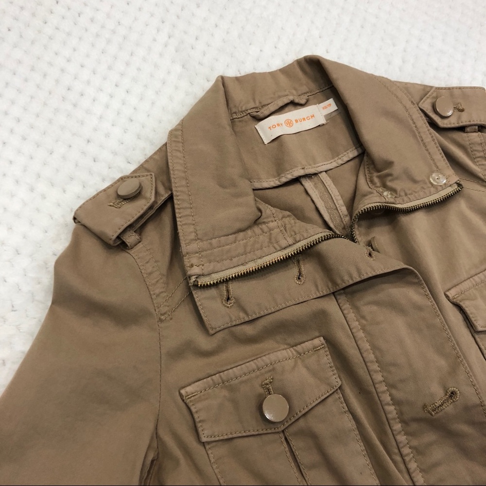 ❤️FINAL PRICE DROP❤️TORY BURCH Tan Utility Jacket